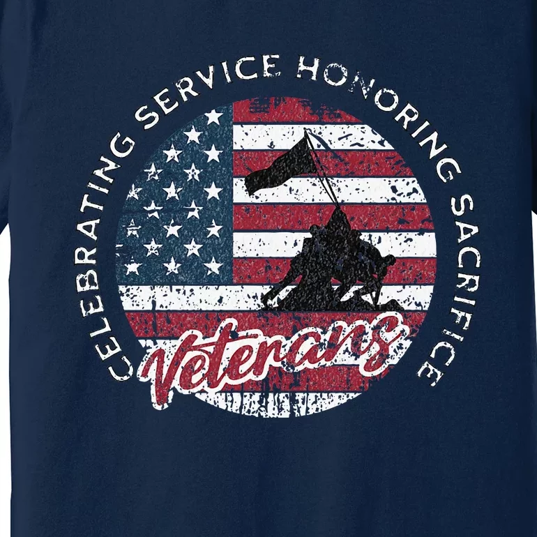 Celebrating Service Honoring Sacrifice Patriot Premium T-Shirt