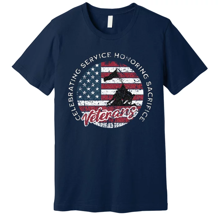 Celebrating Service Honoring Sacrifice Patriot Premium T-Shirt