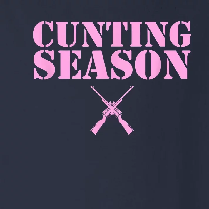 Cunting Season Hunting Counting Season Funny Toddler Long Sleeve Shirt