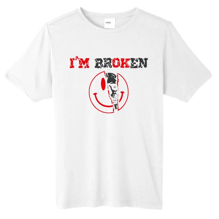 Confused Smile Im Broken Invisible Illness ChromaSoft Performance T-Shirt