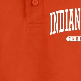 College Style Indianapolis Indiana Souvenir Gift Indy Gift Dry Zone Grid Performance Polo