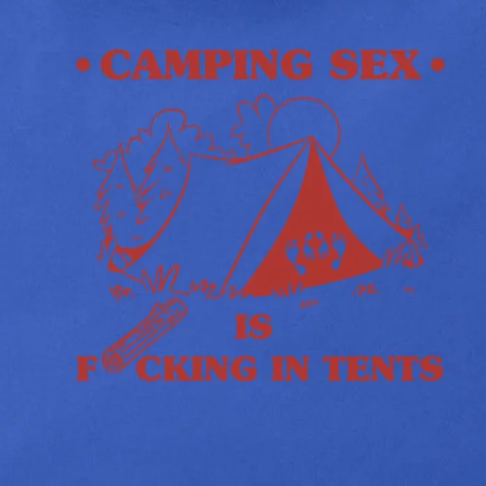 Camping Sex Is Fcking In Tents Naughty Camping Dad Joke Gift Zip Tote Bag