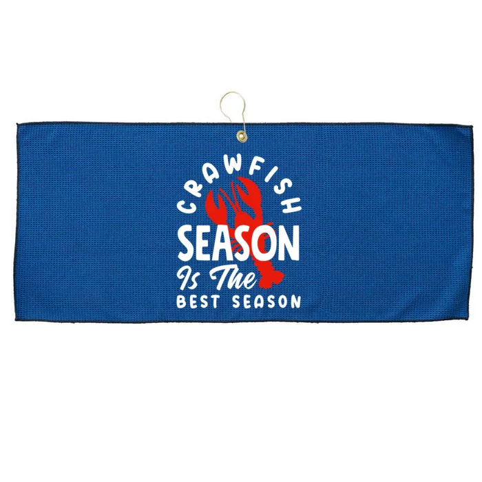 Crawfish Season Is The Best Season Cajunstyle Cool Gift Large Microfiber Waffle Golf Towel