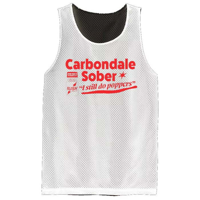 Carbondale Sober I Still Do Poppers Rush Gay Queer Lgbtq Mesh Reversible Basketball Jersey Tank