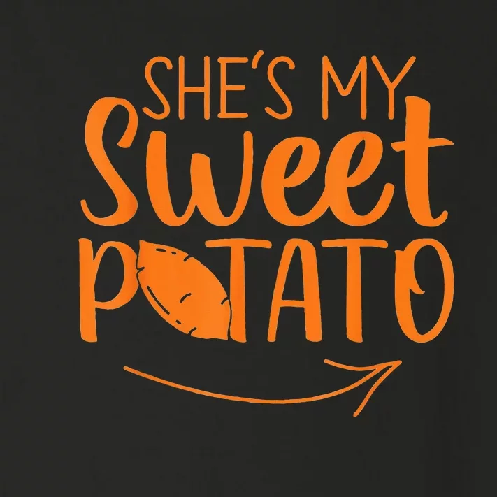 Couples She Is My Sweet Potato I Yam Toddler Long Sleeve Shirt