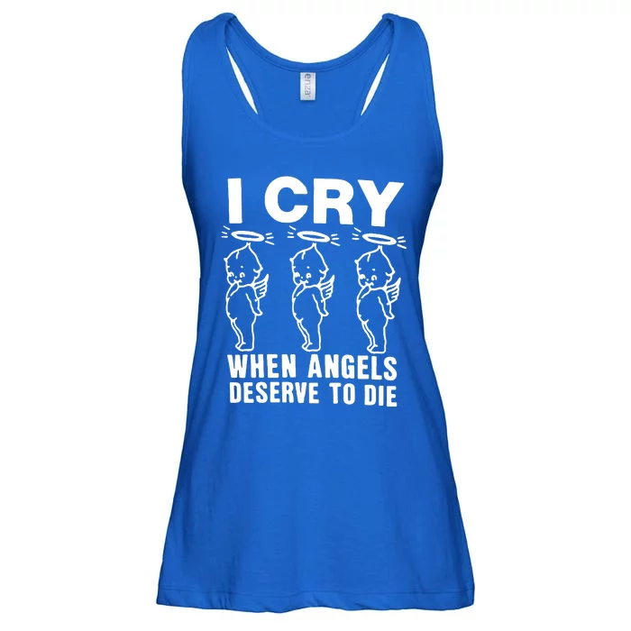 Chop Suey I Cry When Angels Deserve To Die Ladies Essential Flowy Tank