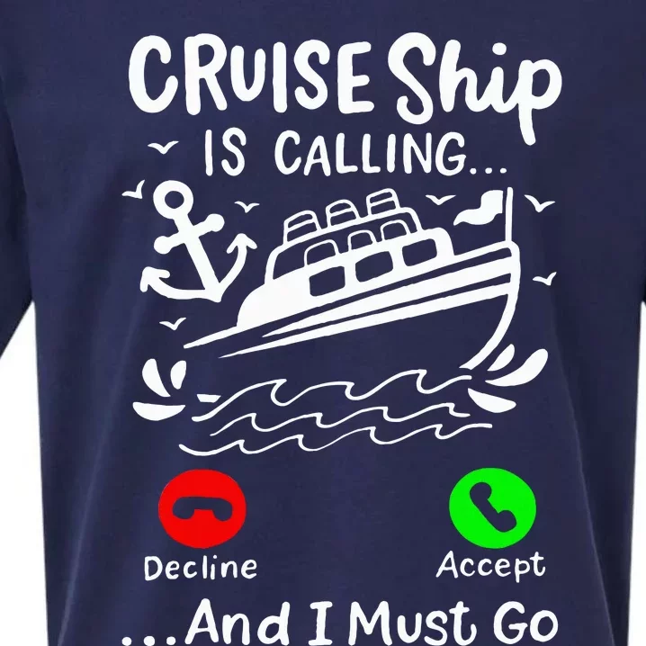 Cruise Ship Is Calling Sueded Cloud Jersey T-Shirt