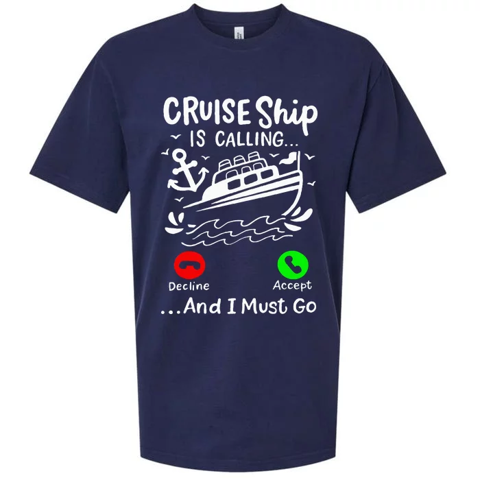 Cruise Ship Is Calling Sueded Cloud Jersey T-Shirt