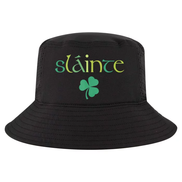 Cute Slainte Irish Trendy St Patricks Day Lucky Cool Comfort Performance Bucket Hat