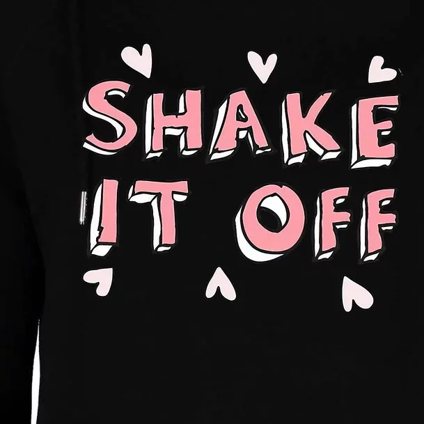 Cute Shake It Off Womens Funnel Neck Pullover Hood