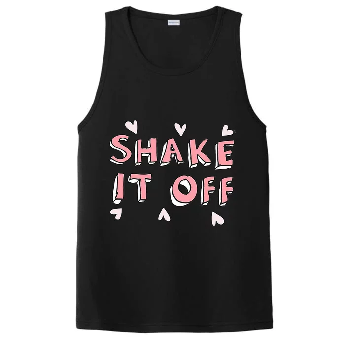 Cute Shake It Off Performance Tank