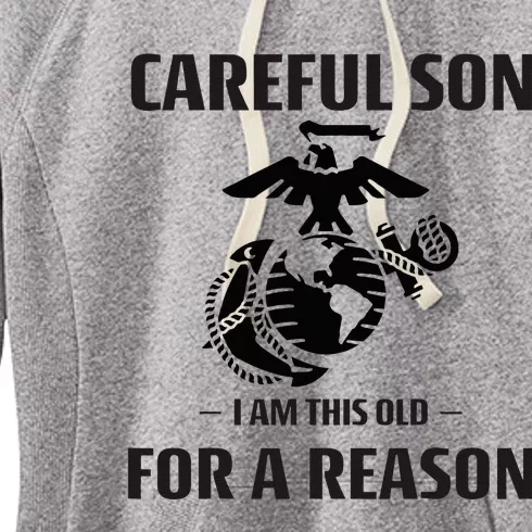 Careful Son I Am This Old For A Reason Women's Fleece Hoodie