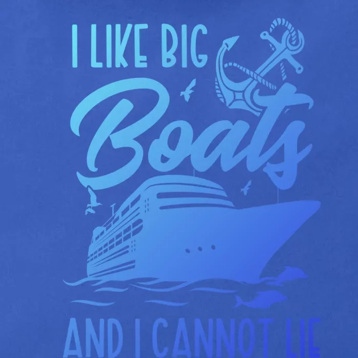 Cruise Ship I Like Bog Boats And I Cannot Lie Funny Great Gift Zip Tote Bag