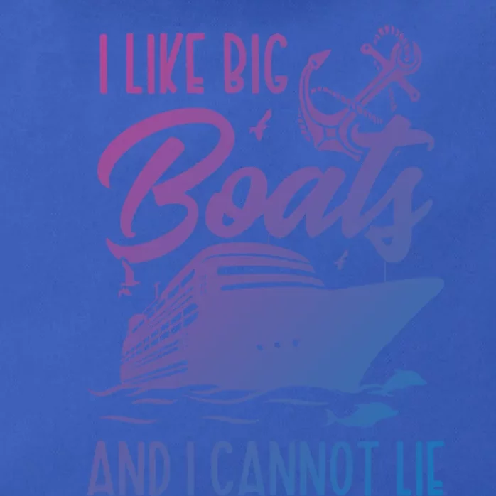 Cruise Ship I Like Bog Boats And I Cannot Lie Funny Great Gift Zip Tote Bag