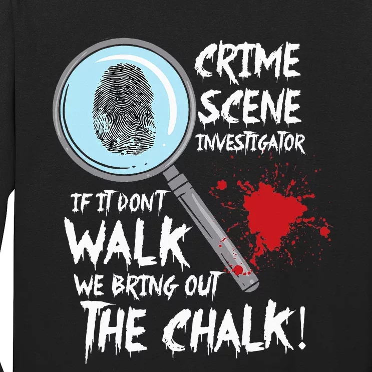 Crime Scene Investigator Detective Long Sleeve Shirt