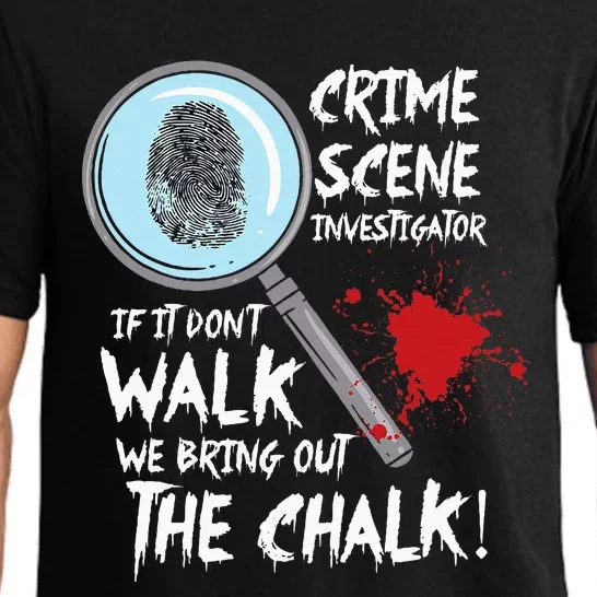 Crime Scene Investigator Detective Pajama Set