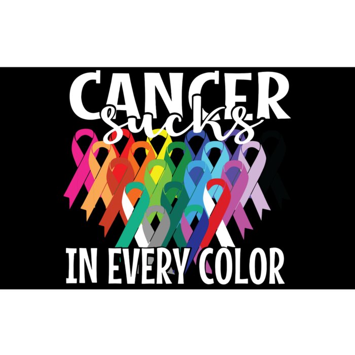 Cancer Sucks In Every Color Fighter Fight The Cancer Bumper Sticker