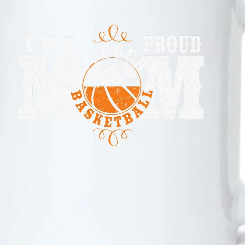 Combined Sports I'm a Proud Basketball Soccer Mom Black Color Changing Mug