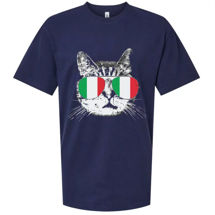 Cat Shirts Italian Italy Flag Country Men Women Kids Gift Sueded Cloud Jersey T-Shirt