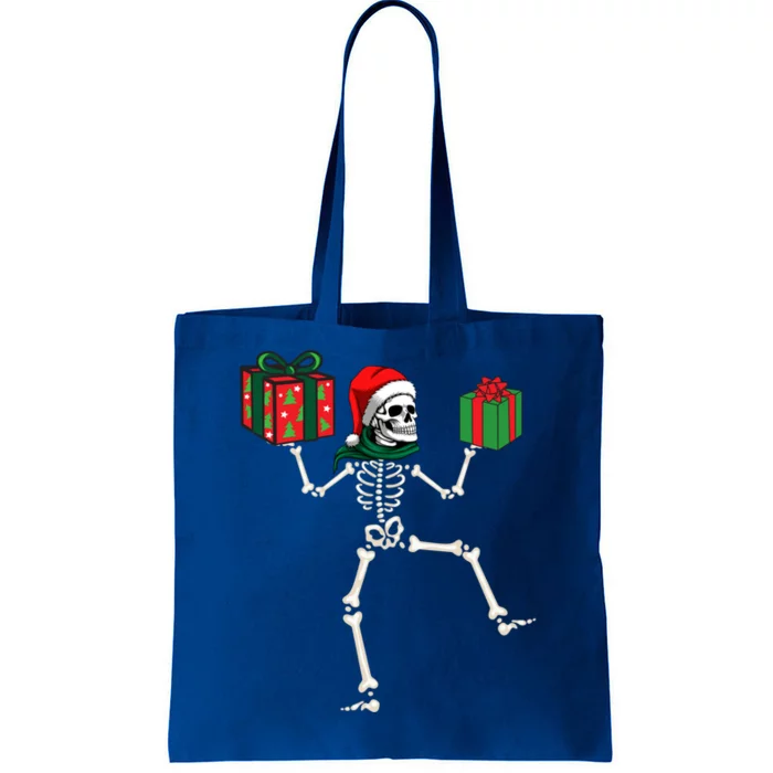 Christmas Skeleton Jolly Dancing Skeleton Xmas Meaningful Gift Tote Bag