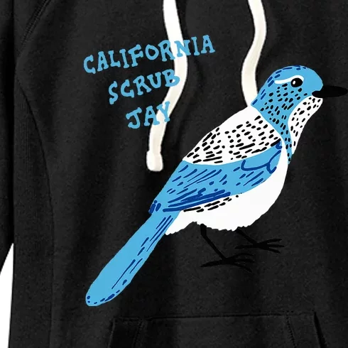 California Scrub Jay Women's Fleece Hoodie