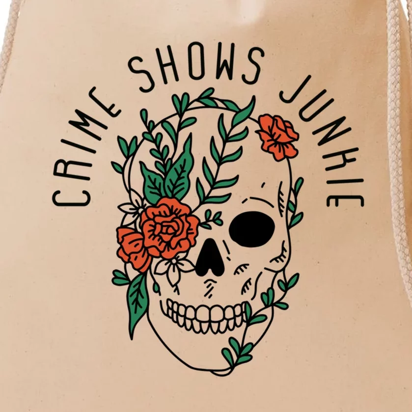 Crime Shows Junkie Gift Drawstring Bag