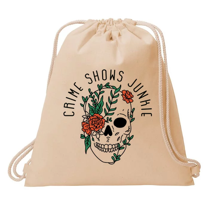 Crime Shows Junkie Gift Drawstring Bag