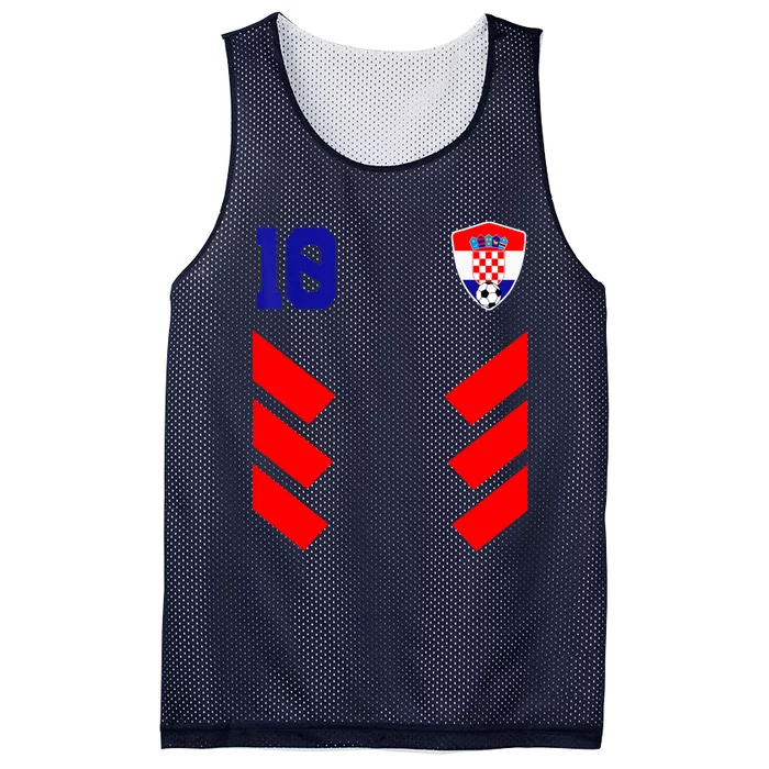 Croatia Soccer Jersey Retro 10 Croatian Football Mesh Reversible Basketball Jersey Tank