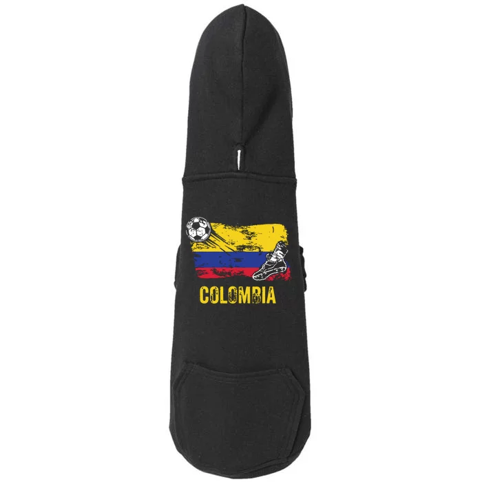 Colombia Soccer Jersey Fan Gallery Cheer Lady Mom Family Doggie 3-End Fleece Hoodie