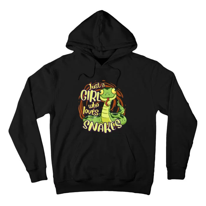 Cute Snake Just A Girl Who Loves Snakes Tall Hoodie