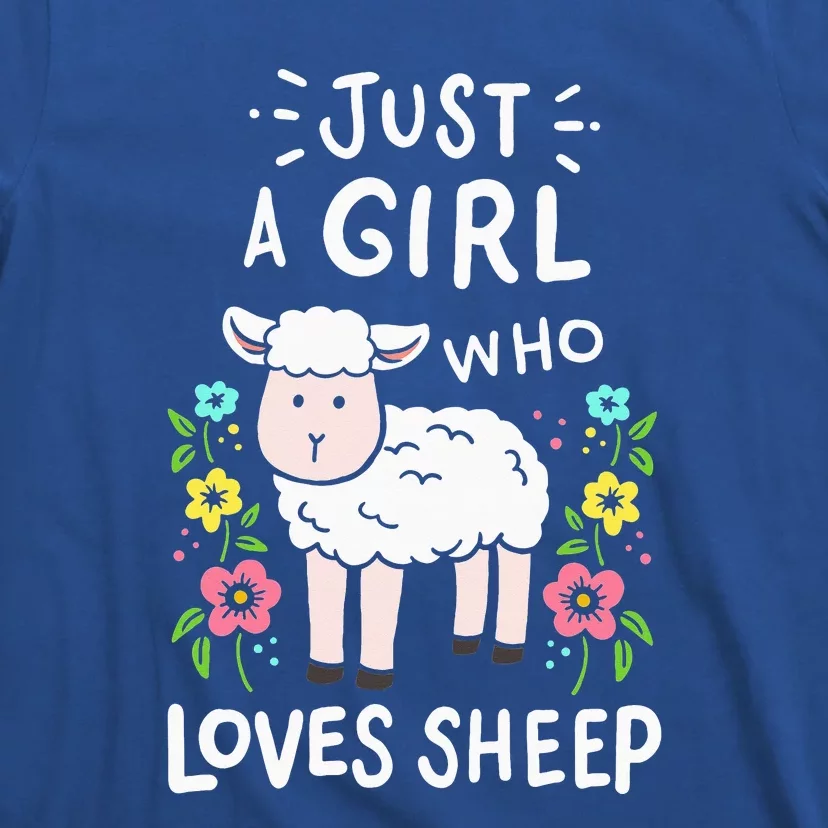 Cute Sheep Just A Girl Who Loves Sheep T-Shirt