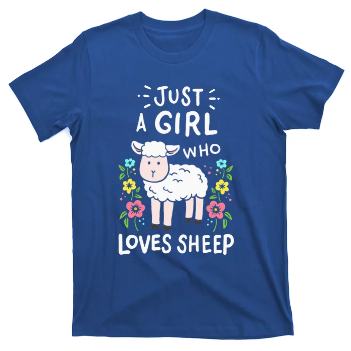 Cute Sheep Just A Girl Who Loves Sheep T-Shirt