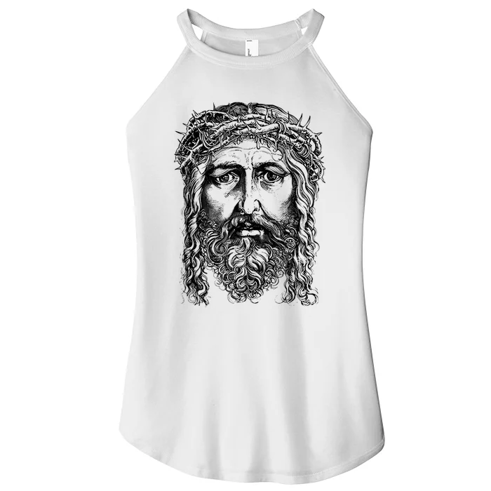 Cj Stroud Jesus Women’s Perfect Tri Rocker Tank