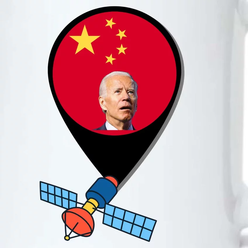 Chinese Spy Joe Biden Balloon Funny Black Color Changing Mug