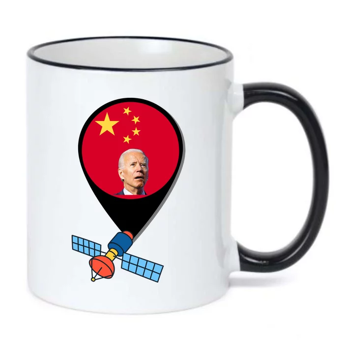 Chinese Spy Joe Biden Balloon Funny Black Color Changing Mug