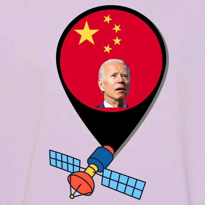 Chinese Spy Joe Biden Balloon Funny Garment-Dyed Sweatshirt