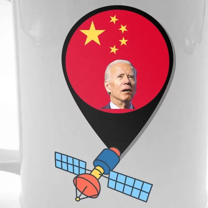 Chinese Spy Joe Biden Balloon Funny Front & Back Beer Stein