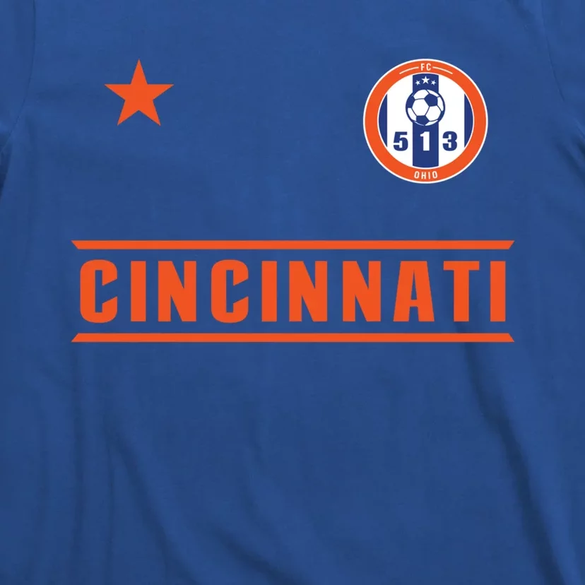 Cincinnati Soccer Jersey 513 Original Royal Design Cute Gift T-Shirt