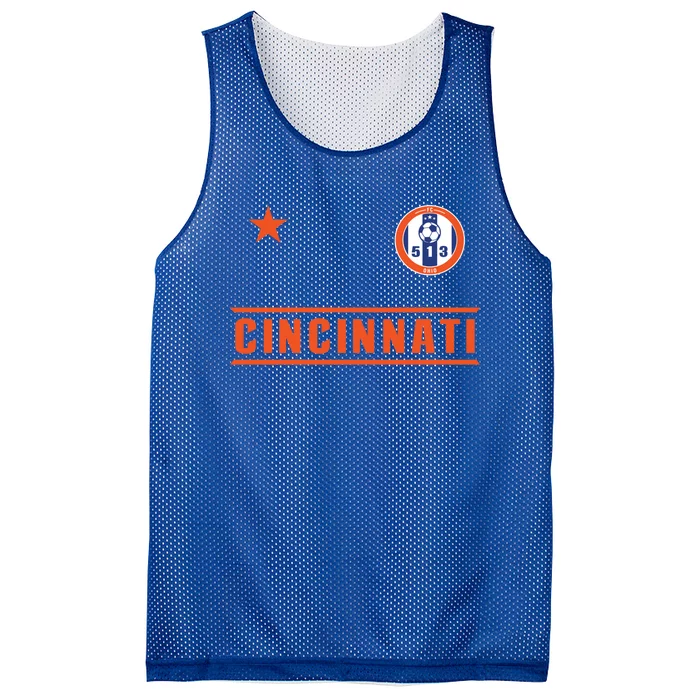 Cincinnati Soccer Jersey 513 Original Royal Design Cute Gift Mesh Reversible Basketball Jersey Tank