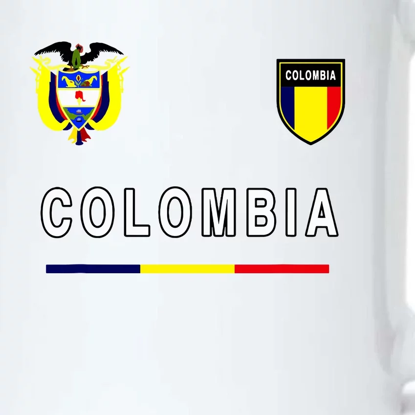 Colombia Sportsoccer Jersey Flag Black Color Changing Mug