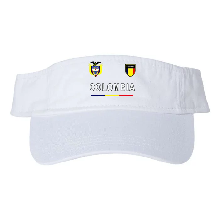 Colombia Sportsoccer Jersey Flag Valucap Bio-Washed Visor