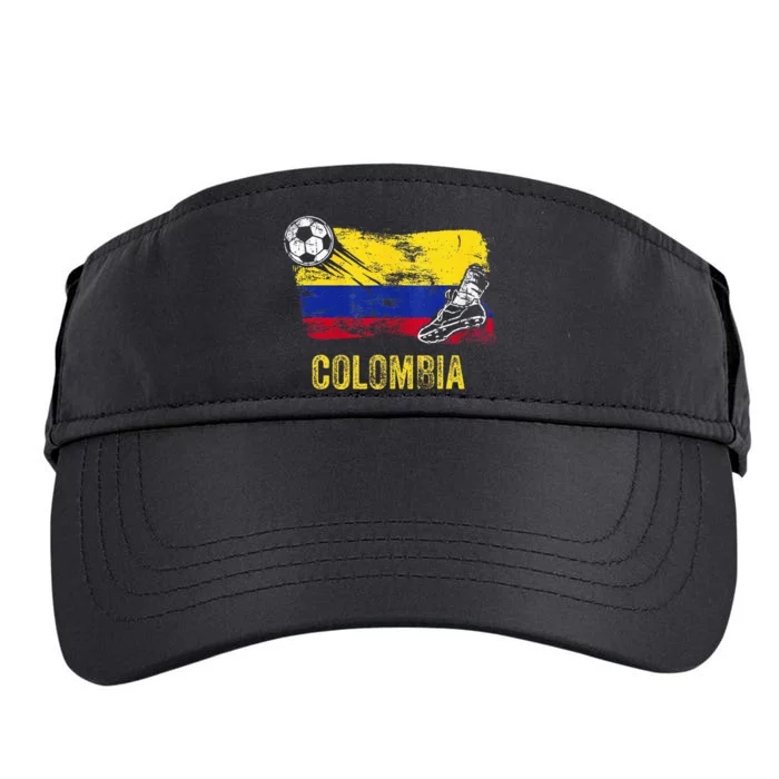 Colombia Soccer Jersey Fan Gallery Cheer Lady Mom Family Adult Drive Performance Visor