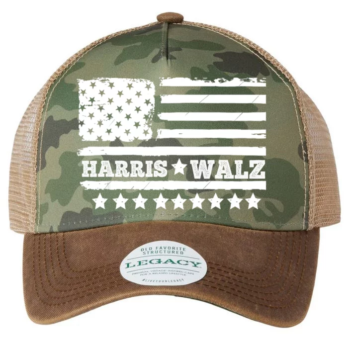 Campaign Support Kamala Harris Tim Walz Waltz Gift Legacy Tie Dye Trucker Hat