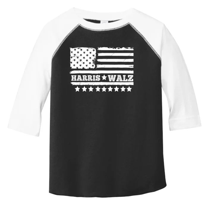 Campaign Support Kamala Harris Tim Walz Waltz Gift Toddler Fine Jersey T-Shirt