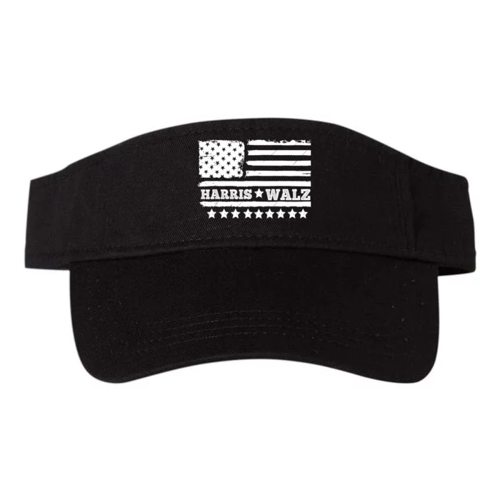 Campaign Support Kamala Harris Tim Walz Waltz Gift Valucap Bio-Washed Visor