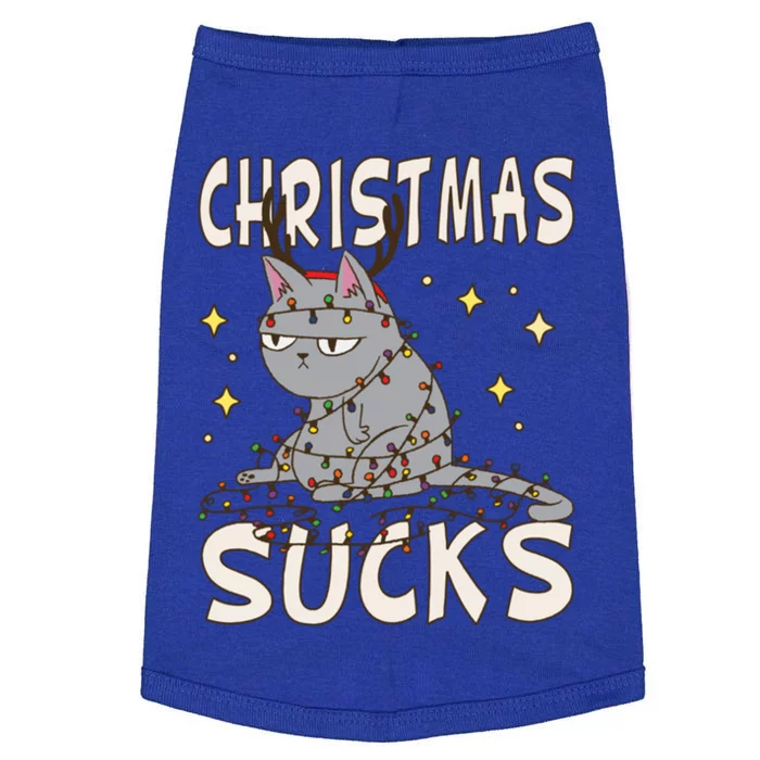 Christmas Sucks Kitty Merry Christmas Cat Gift Doggie Tank