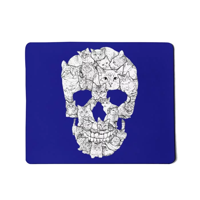 Cat Skull Kitty Skeleton Halloween Costume Idea Mousepad