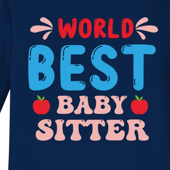 Childcare Sitter Kindergarten Gift Baby Long Sleeve Bodysuit