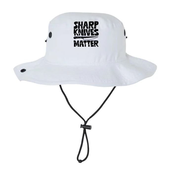 Chef Sharp Knives Matter Funny Cook Cooking Culinary Vintage Legacy Cool Fit Booney Bucket Hat