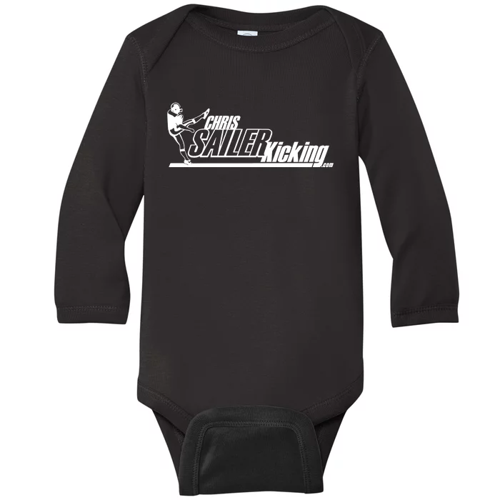 Chris Sailer Kicking Baby Long Sleeve Bodysuit